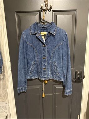 Wrangler Blue Denim Button-Front Jean Jacket